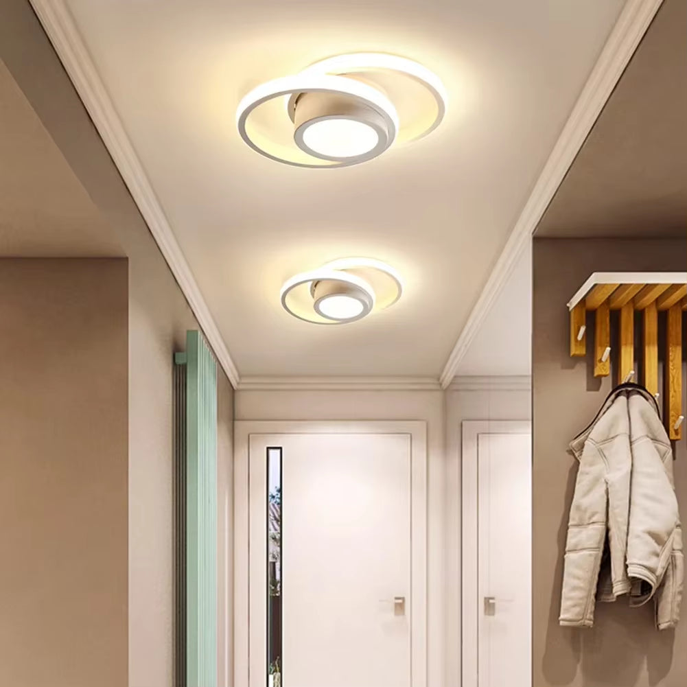 3 Light Color LED Ceiling Lamp Modern Dimmable Bedroom Chandelier Ceiling Lights for Dining Room Living Room Nordic Aisle Lamp