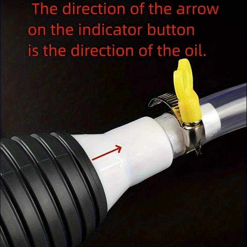 Manual Fuel Extractor Home Extractor Car Fuel Suction Urea Deflector Siphon Suction Hose Emergency Fuel Extractor Pump