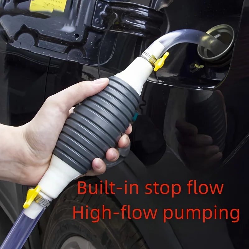 Manual Fuel Extractor Home Extractor Car Fuel Suction Urea Deflector Siphon Suction Hose Emergency Fuel Extractor Pump