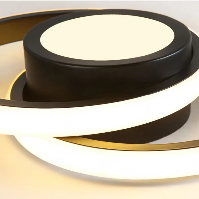 3 Light Color LED Ceiling Lamp Modern Dimmable Bedroom Chandelier Ceiling Lights for Dining Room Living Room Nordic Aisle Lamp