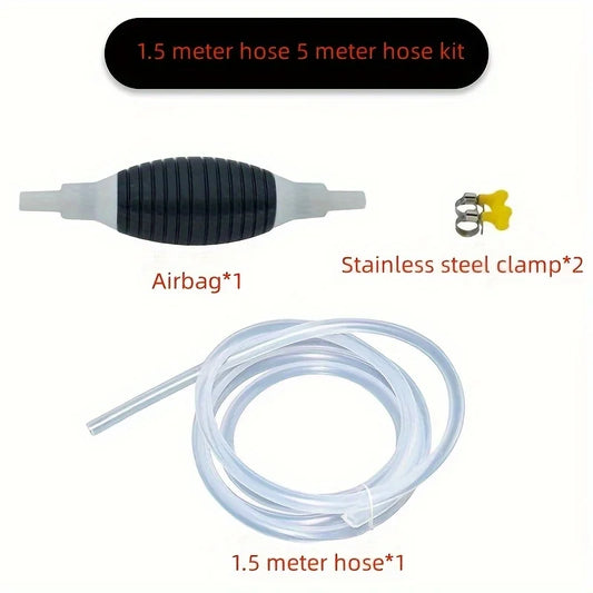 Manual Fuel Extractor Home Extractor Car Fuel Suction Urea Deflector Siphon Suction Hose Emergency Fuel Extractor Pump