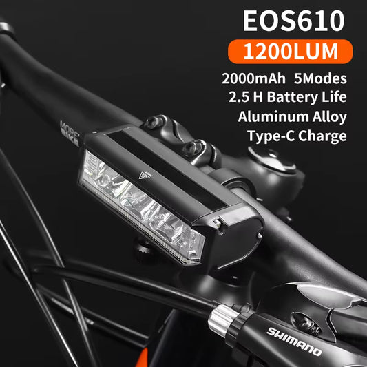 Bicycle Light 8000Mah EOS610 640 Bike Light Waterproof Flashlight USB Charging MTB Road Cycling Lamp Bicycle Light Accessories